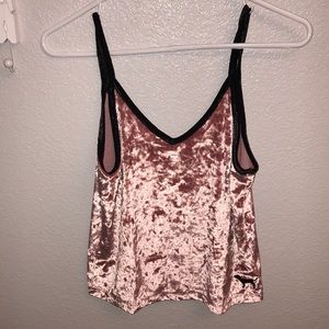 Velvet Pink sleep tank top